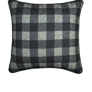 Donna Sharp Bear Walk Plaid Square Throw Pillow
